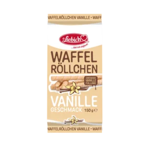 Liebich Waffelröllchen Vanille 150g